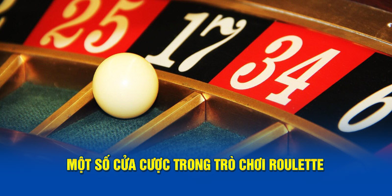 Một số cửa cược trong trò chơi Roulette